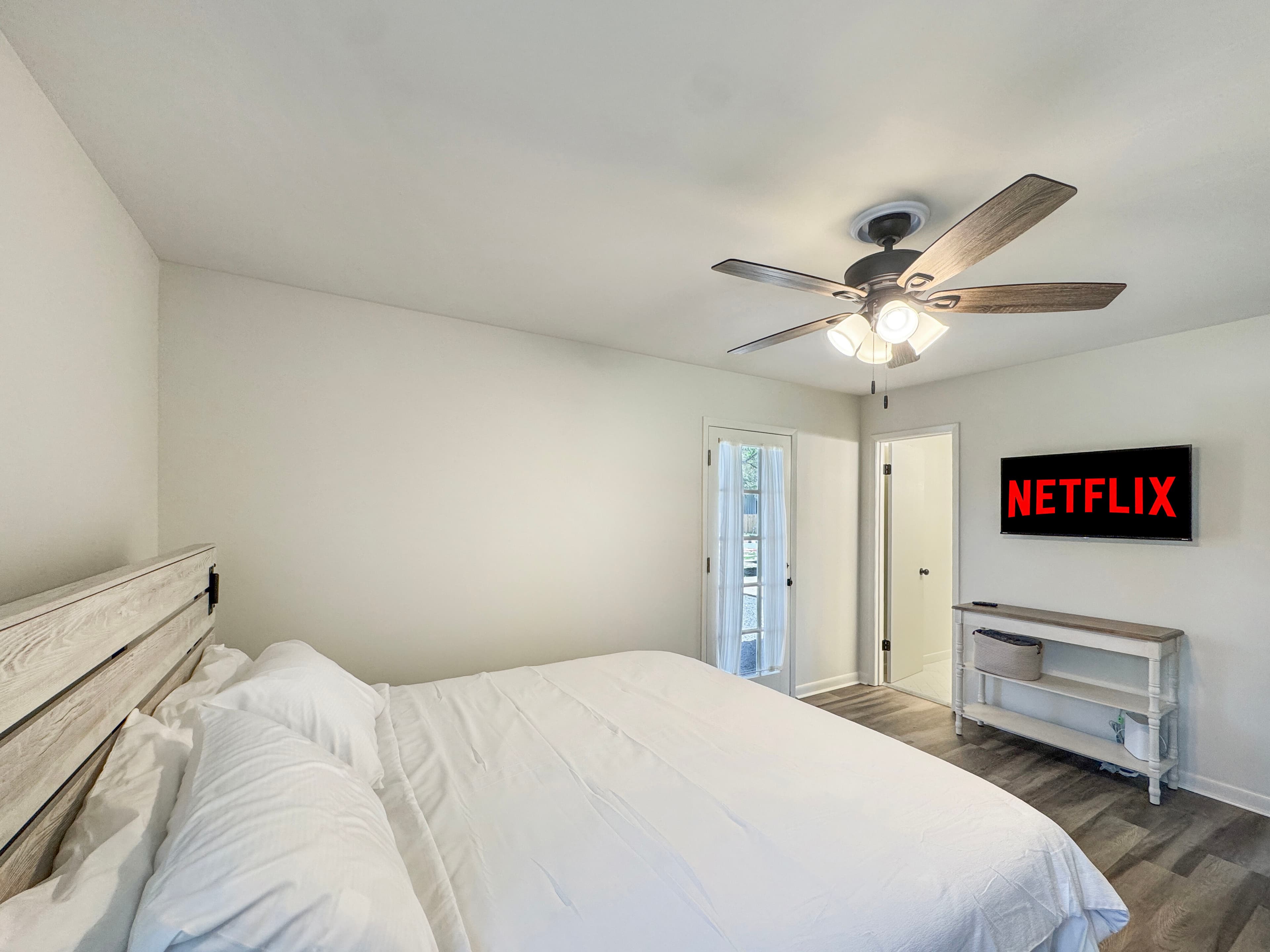 Bedroom with TV