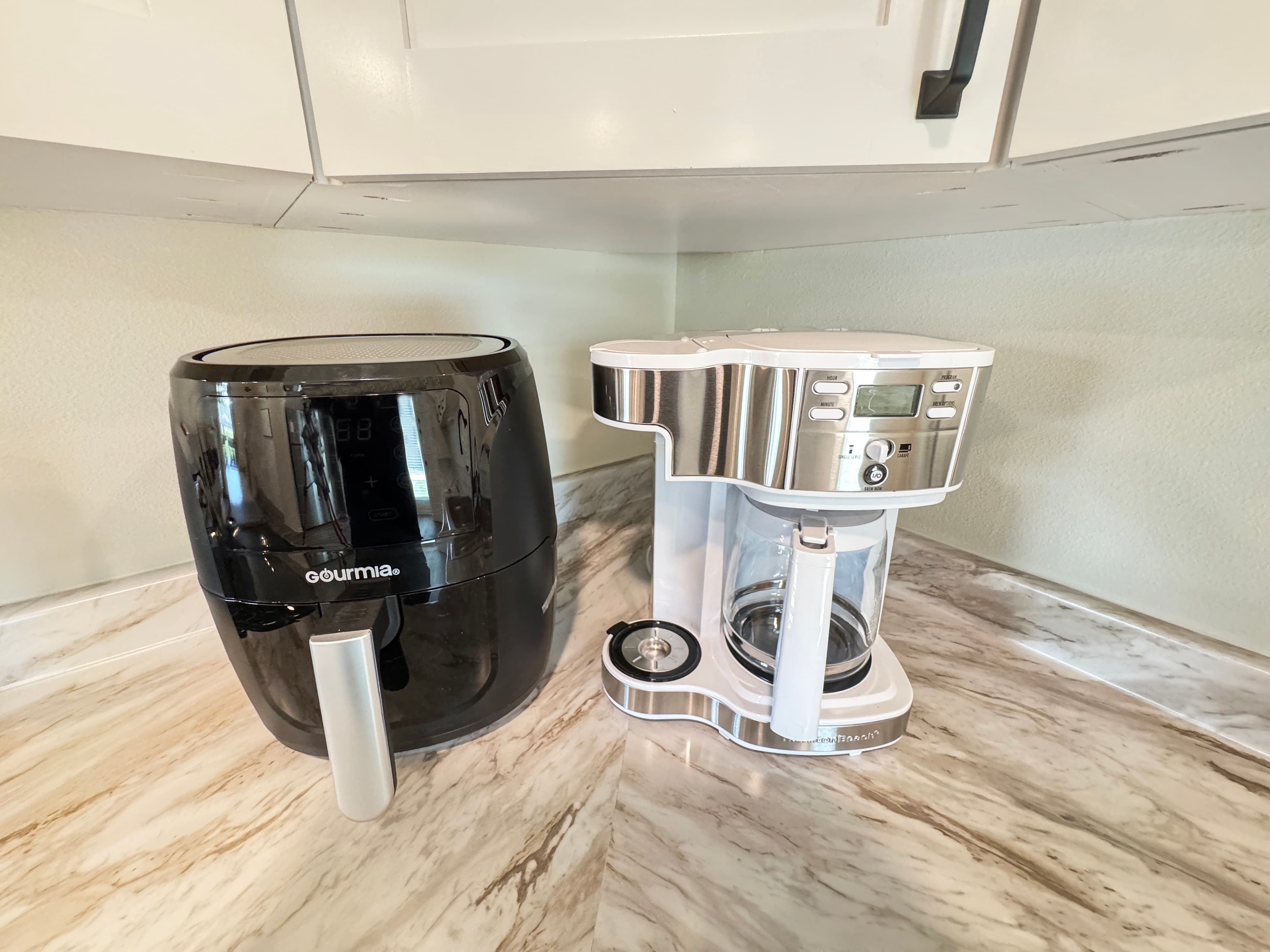 Coffee station in the kitchen